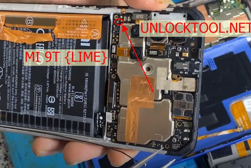 Xiaomi Mi 9t Test Point / EDL Point